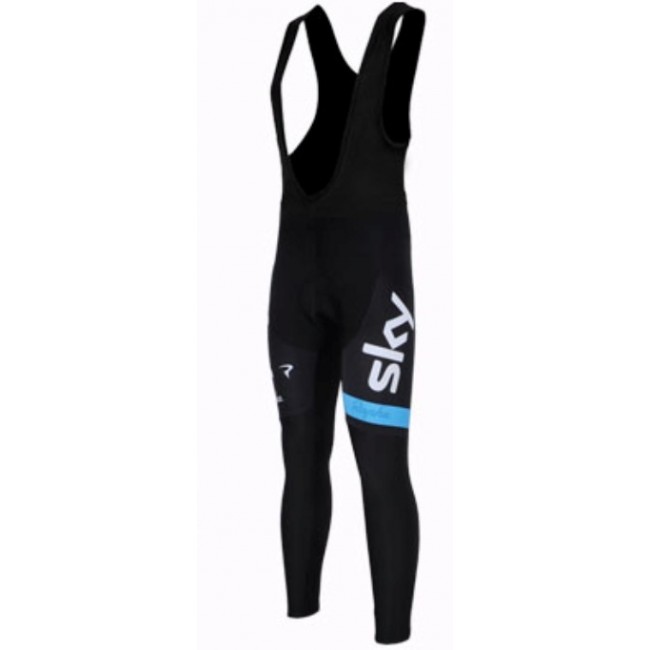 2013 Team Sky lange fietsbroeken Bib met zeem zwart blauw 4797 2013 Team Sky lange fietsbroeken Bib met zeem zwart blauw 4797