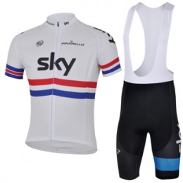 2013 Team Sky Fietspakken Fietsshirt Korte+Korte koersbroeken Bib wit zwart 788 2013 Team Sky Fietspakken Fietsshirt Korte+Korte koersbroeken Bib wit zwart 788