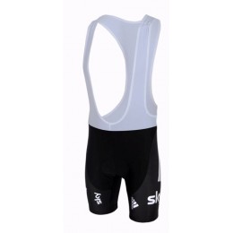Team Sky UCI Korte fietsbroeken Bib met zeem zwart wit 2013 776
