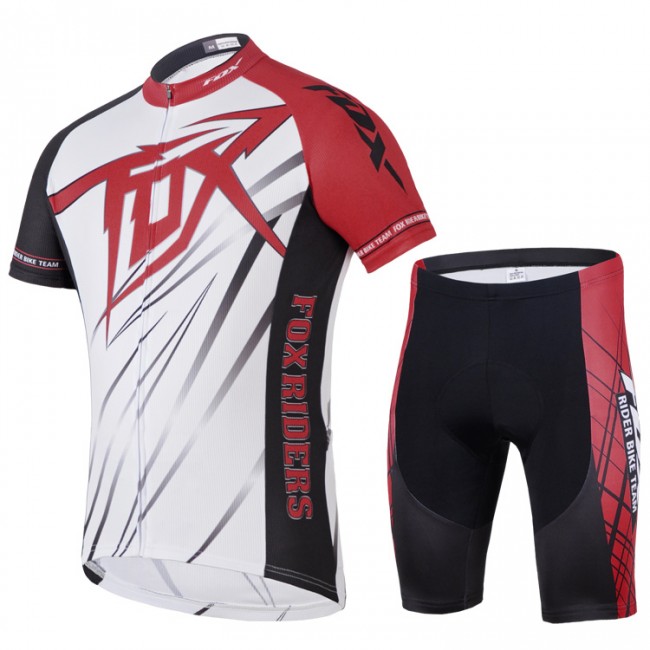 2014 Fox Bike Team Fietspakken Fietsshirt Korte+Korte fietsbroeken zeem wit rood 3987 2014 Fox Bike Team Fietspakken Fietsshirt Korte+Korte fietsbroeken zeem wit rood 3987