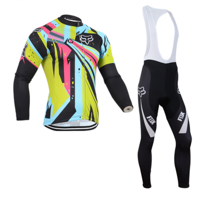 2014 Fox Fietskleding Fietsshirt Lange Mouwen+lange fietsbroeken Bib 1012 2014 Fox Fietskleding Fietsshirt Lange Mouwen+lange fietsbroeken Bib 1012