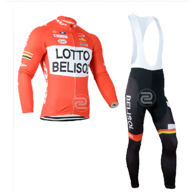 2014 Lotto Belisol Fietskleding Fietsshirt Lange Mouwen+lange fietsbroeken Bib 1299 2014 Lotto Belisol Fietskleding Fietsshirt Lange Mouwen+lange fietsbroeken Bib 1299