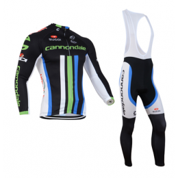 2014 Cannondale Fietskleding Fietsshirt Lange Mouwen+lange fietsbroeken Bib Wit Groen Blauw 1439 2014 Cannondale Fietskleding Fietsshirt Lange Mouwen+lange fietsbroeken Bib Wit Groen Blauw 1439
