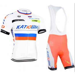 2015 Katusha Fietskleding Fietsshirt Korte+Korte Fietsbroeken Bib wit 1820 2015 Katusha Fietskleding Fietsshirt Korte+Korte Fietsbroeken Bib wit 1820