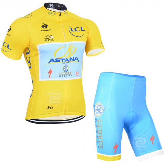2015 Le Tour France Astana Fietskleding Fietsshirt Korte+Korte Fietsbroeken 819 2015 Le Tour France Astana Fietskleding Fietsshirt Korte+Korte Fietsbroeken 819