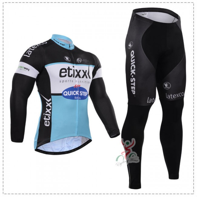 2015 ETIXX-QUICK STEP Fietskleding Fietsshirt lange mouw+Lange fietsbroeken 1910 2015 ETIXX-QUICK STEP Fietskleding Fietsshirt lange mouw+Lange fietsbroeken 1910