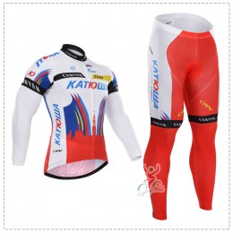 2015 Katusha Fietskleding Fietsshirt lange mouw+Lange fietsbroeken 1825 2015 Katusha Fietskleding Fietsshirt lange mouw+Lange fietsbroeken 1825