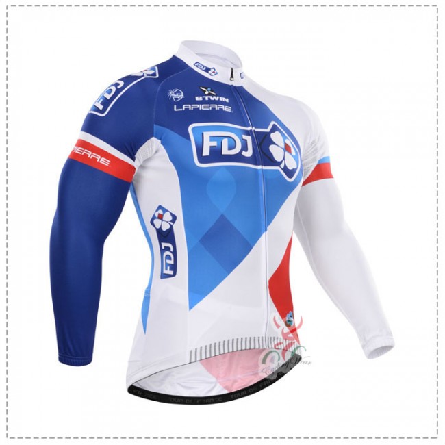 2015 FDJ Fietsshirt lange mouw 1736 2015 FDJ Fietsshirt lange mouw 1736