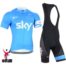2015 Sky Fietskleding Fietsshirt Korte Zwart+Korte Fietsbroeken Bib 2061 2015 Sky Fietskleding Fietsshirt Korte Zwart+Korte Fietsbroeken Bib 2061