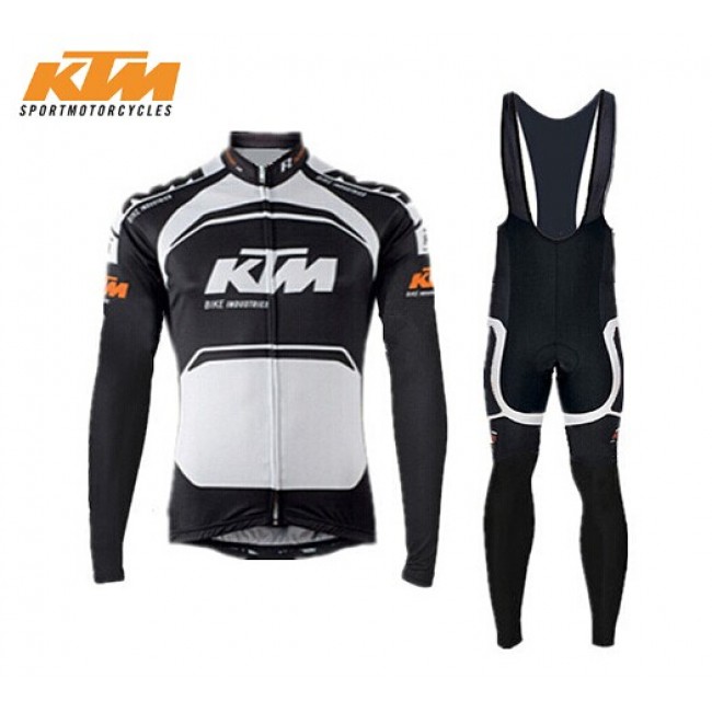 2015 KTM Fietskleding Fietsshirt lange mouw+Lange fietsbroeken Bib 2185 2015 KTM Fietskleding Fietsshirt lange mouw+Lange fietsbroeken Bib 2185