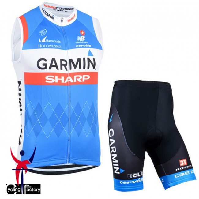 2014 Garmin Sharp Fietsshirt Zonder Mouwen+Korte Fietsbroeken 1240 2014 Garmin Sharp Fietsshirt Zonder Mouwen+Korte Fietsbroeken 1240