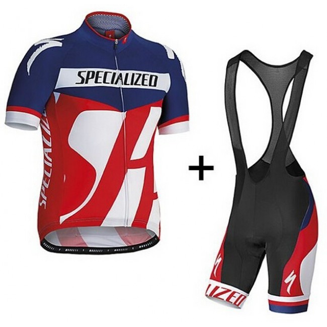 Specialized Fietskleding Fietsshirt Korte Zwart rood+Korte Fietsbroeken Bib Zwart 1187 Specialized Fietskleding Fietsshirt Korte Zwart rood+Korte Fietsbroeken Bib Zwart 1187