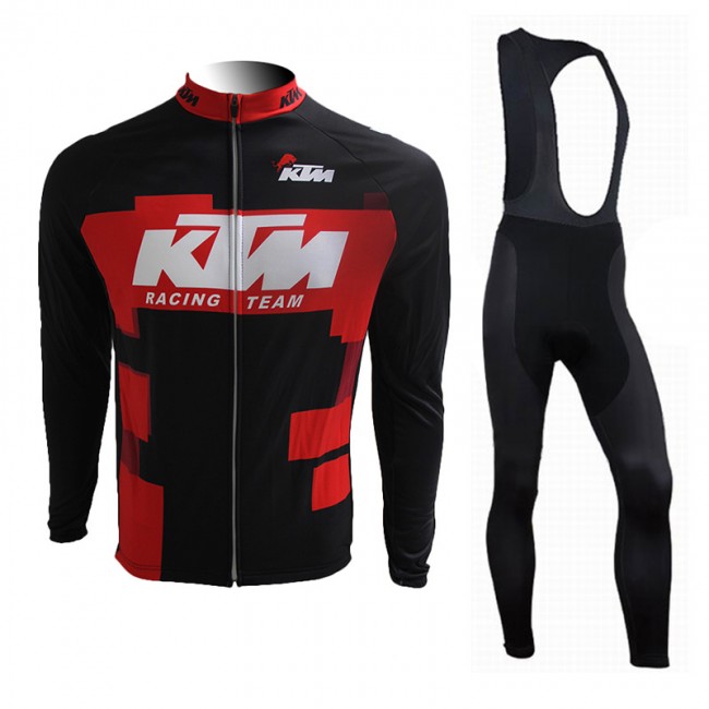 2015 KTM Fietskleding Fietsshirt lange mouw+Lange fietsbroeken Bib 2183 2015 KTM Fietskleding Fietsshirt lange mouw+Lange fietsbroeken Bib 2183