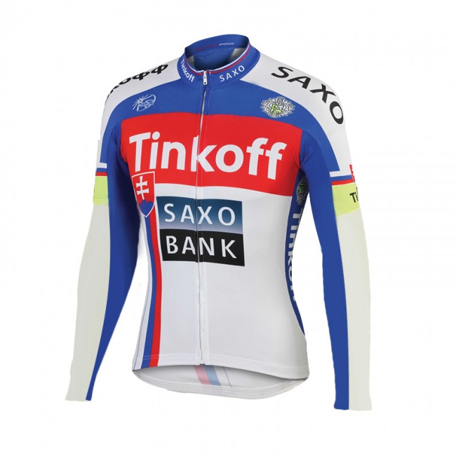 2015 Tinkoff Saxo Bank Fietsshirt lange mouw 2002 2015 Tinkoff Saxo Bank Fietsshirt lange mouw 2002