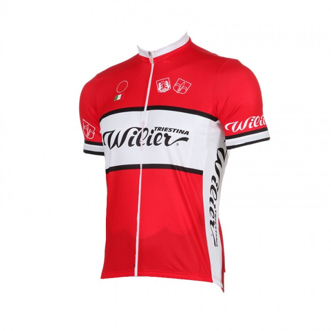 WILIER 2015 wit rood Fietsshirt Korte Mouwen 2296 WILIER 2015 wit rood Fietsshirt Korte Mouwen 2296