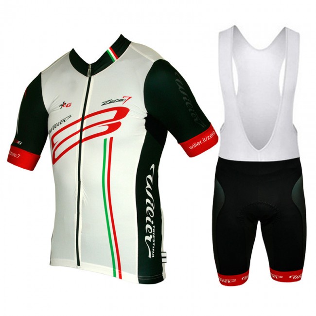 2015 WILIER Fietskleding Set Fietsshirt Korte Mouwen+Fietsbroek Bib Korte wit zwart 2281 2015 WILIER Fietskleding Set Fietsshirt Korte Mouwen+Fietsbroek Bib Korte wit zwart 2281