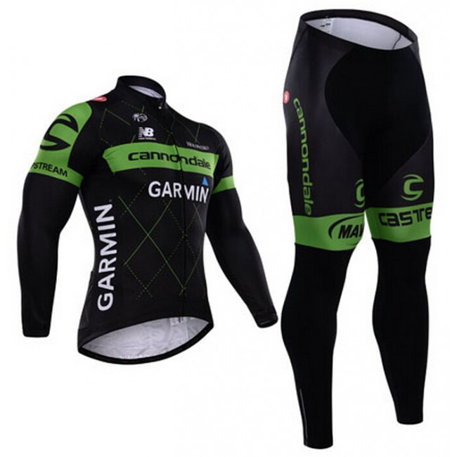 2015 Cannondale Garmin Fietskleding Fietsshirt lange mouw+Lange fietsbroeken 1586 2015 Cannondale Garmin Fietskleding Fietsshirt lange mouw+Lange fietsbroeken 1586