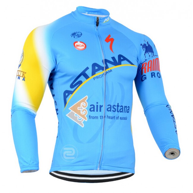 2014 Astana Fietsshirt lange mouw 822 2014 Astana Fietsshirt lange mouw 822
