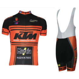2015 KTM Proteam Fietskleding Set Fietsshirt Korte Mouwen+Fietsbroek Bib Korte zwart orange 2163 2015 KTM Proteam Fietskleding Set Fietsshirt Korte Mouwen+Fietsbroek Bib Korte zwart orange 2163