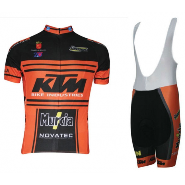 2015 KTM Proteam Fietskleding Set Fietsshirt Korte Mouwen+Fietsbroek Bib Korte zwart orange 2163 2015 KTM Proteam Fietskleding Set Fietsshirt Korte Mouwen+Fietsbroek Bib Korte zwart orange 2163