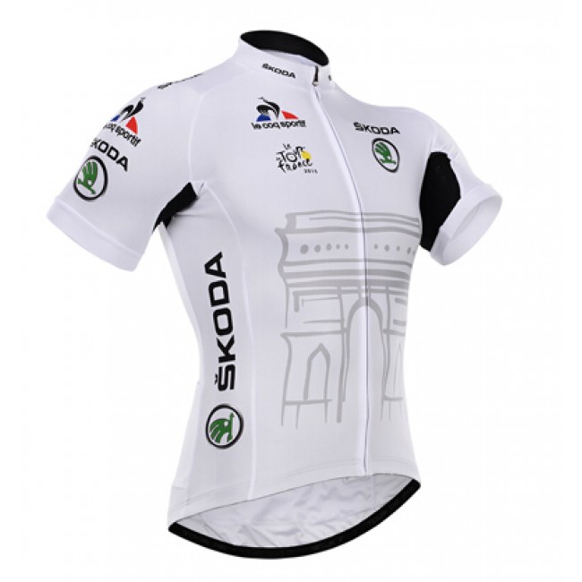 2015 Tour De France Fietsshirt Korte Mouwen wit 2086 2015 Tour De France Fietsshirt Korte Mouwen wit 2086