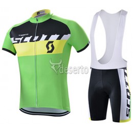 2015 Scott RC Fietskleding Set Fietsshirt Korte Mouwen+Fietsbroek Bib Korte groen 2244 2015 Scott RC Fietskleding Set Fietsshirt Korte Mouwen+Fietsbroek Bib Korte groen 2244