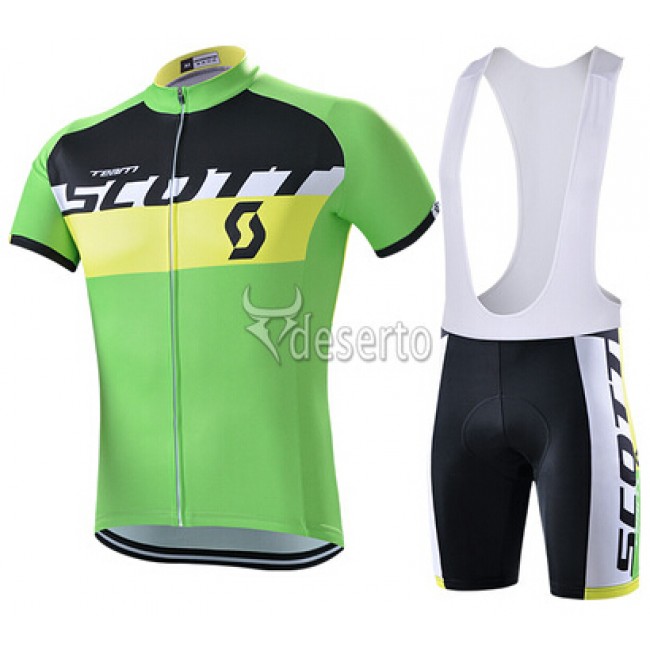 2015 Scott RC Fietskleding Set Fietsshirt Korte Mouwen+Fietsbroek Bib Korte groen 2244 2015 Scott RC Fietskleding Set Fietsshirt Korte Mouwen+Fietsbroek Bib Korte groen 2244