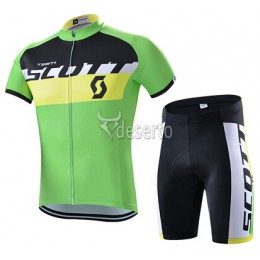 2015 Scott RC Fietskleding Set Fietsshirt Korte Mouwen+Fietsbroek Korte groen 2246 2015 Scott RC Fietskleding Set Fietsshirt Korte Mouwen+Fietsbroek Korte groen 2246