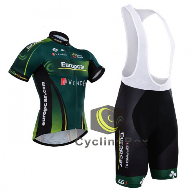 2015 Europcar Fietskleding Set Fietsshirt Korte Mouwen+Fietsbroek Bib Korte 2348 2015 Europcar Fietskleding Set Fietsshirt Korte Mouwen+Fietsbroek Bib Korte 2348
