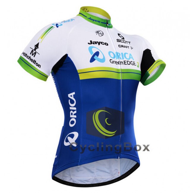 2015 ORICA GreenEDGE Fietsshirt Korte Mouwen 2371 2015 ORICA GreenEDGE Fietsshirt Korte Mouwen 2371