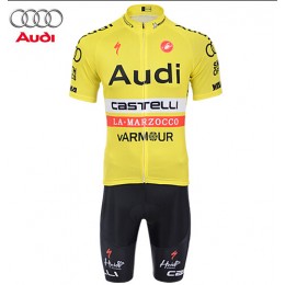 2015 AUDI Castelli Fietskleding Set Fietsshirt Korte Mouwen+Fietsbroek Korte geel 2314 2015 AUDI Castelli Fietskleding Set Fietsshirt Korte Mouwen+Fietsbroek Korte geel 2314
