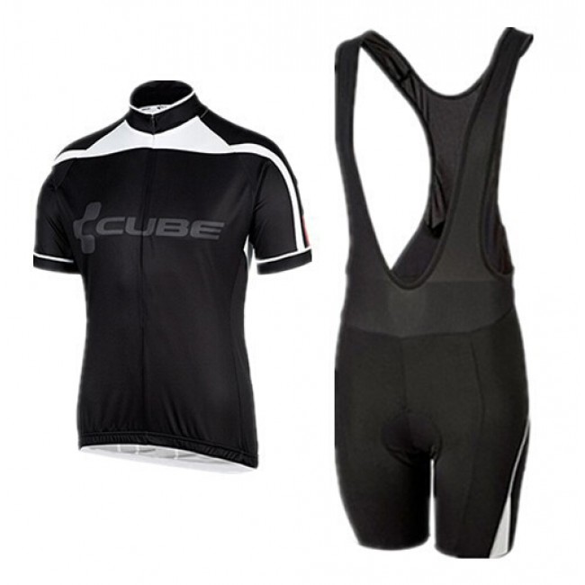 2015 Cube zwart wit Fietskleding Fietsshirt Korte+Korte Fietsbroeken Bib 2448 2015 Cube zwart wit Fietskleding Fietsshirt Korte+Korte Fietsbroeken Bib 2448