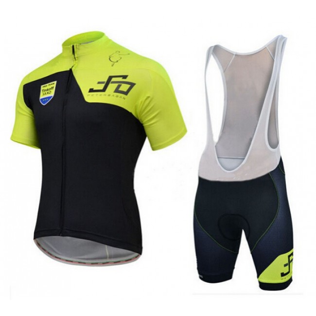 2015 Tinkoff Saxo Fietskleding Fietsshirt Korte+Korte Fietsbroeken Bib Geel 2465 2015 Tinkoff Saxo Fietskleding Fietsshirt Korte+Korte Fietsbroeken Bib Geel 2465