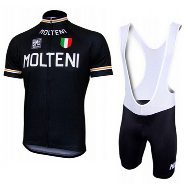 2015 MOLTENI Santini zwart Fietskleding Fietsshirt Korte+Korte Fietsbroeken Bib 2480 2015 MOLTENI Santini zwart Fietskleding Fietsshirt Korte+Korte Fietsbroeken Bib 2480