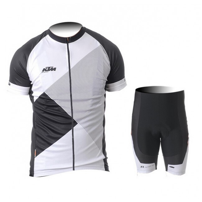 2015 KTM Fietskleding Fisshirt Korte+Korte Fietsbroeken zwart wit 2174 2015 KTM Fietskleding Fisshirt Korte+Korte Fietsbroeken zwart wit 2174