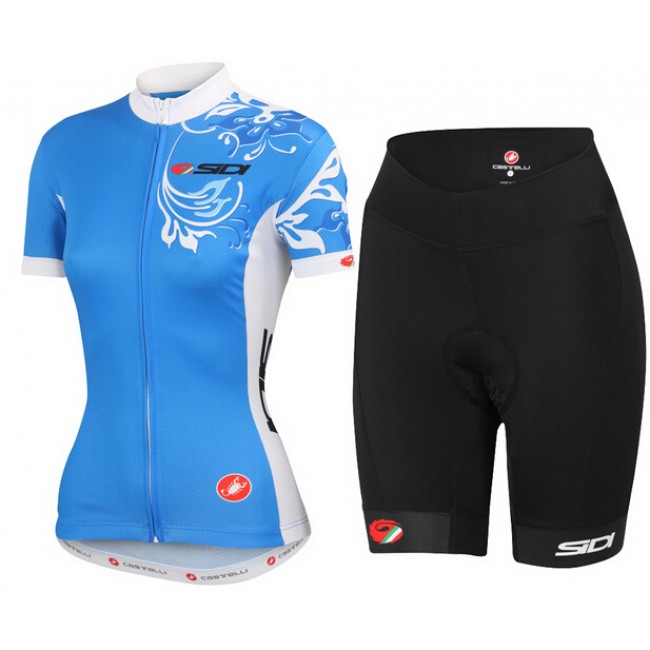 2015 SIDI Dames Blauw Fietskleding Fisshirt Korte+Korte Fietsbroeken 3546 2015 SIDI Dames Blauw Fietskleding Fisshirt Korte+Korte Fietsbroeken 3546