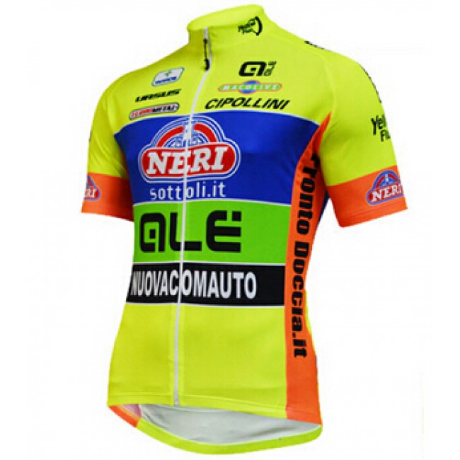 2015 ALE Geel Fietsshirt Korte Mouw 2524 2015 ALE Geel Fietsshirt Korte Mouw 2524