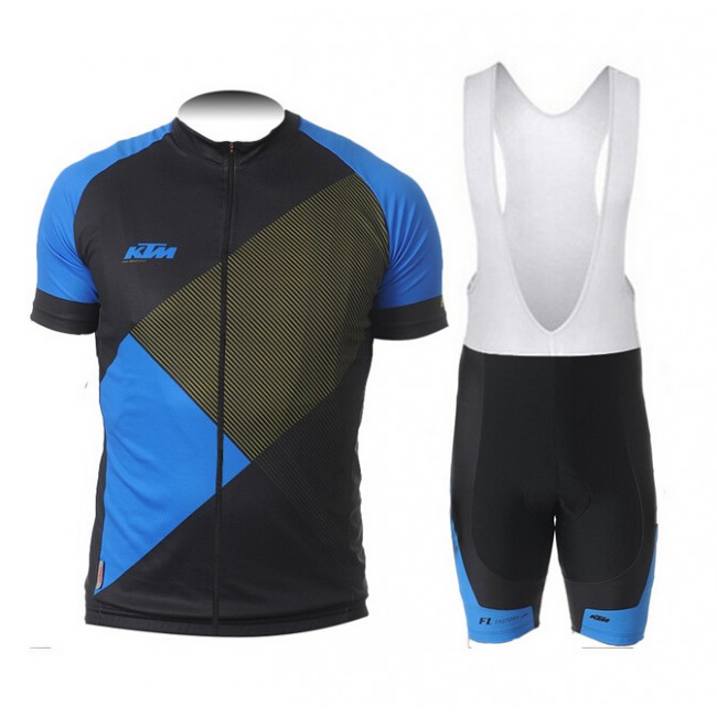 2015 KTM Fietskleding Fietsshirt Korte+Korte Fietsbroeken Bib Blauw 2179 2015 KTM Fietskleding Fietsshirt Korte+Korte Fietsbroeken Bib Blauw 2179