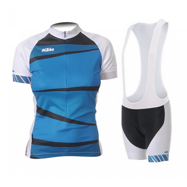 2015 KTM Dames Blauw Fietskleding Fietsshirt Korte+Korte Fietsbroeken Bib 3572 2015 KTM Dames Blauw Fietskleding Fietsshirt Korte+Korte Fietsbroeken Bib 3572