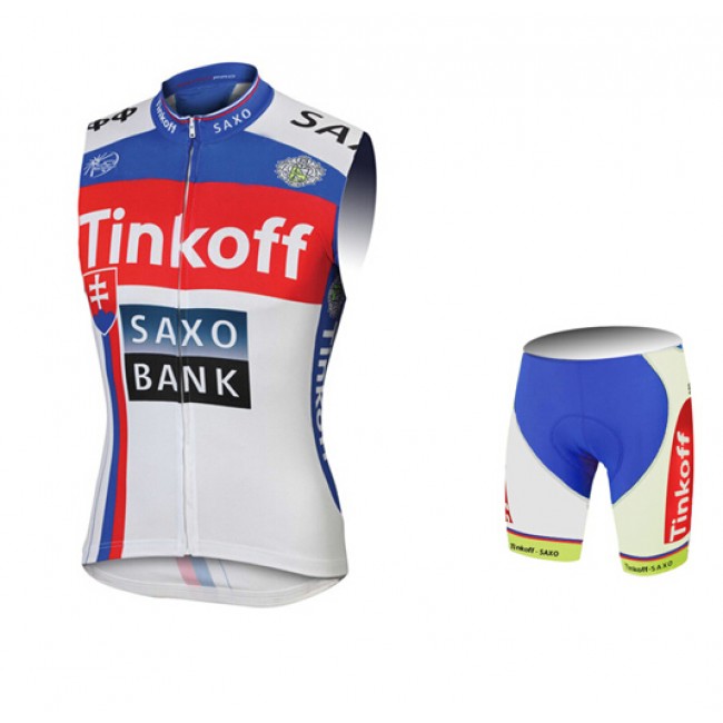 2015 Saxo bank Tionkff Blauw Fietsshirt Zonder Mouwen+Korte Fietsbroeken 2476 2015 Saxo bank Tionkff Blauw Fietsshirt Zonder Mouwen+Korte Fietsbroeken 2476