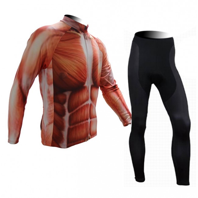 2015 Muscle Fietskleding Fietsshirt lange mouw+Lange fietsbroeken 2641 2015 Muscle Fietskleding Fietsshirt lange mouw+Lange fietsbroeken 2641