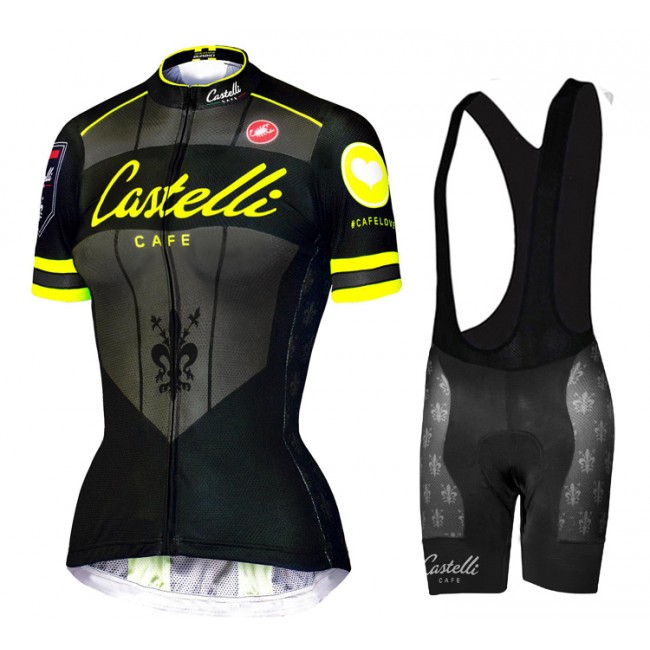 2015 Dames Castelli CAFE Fietskleding Fietsshirt Korte+Korte fietsbroeken Bib 3601 2015 Dames Castelli CAFE Fietskleding Fietsshirt Korte+Korte fietsbroeken Bib 3601