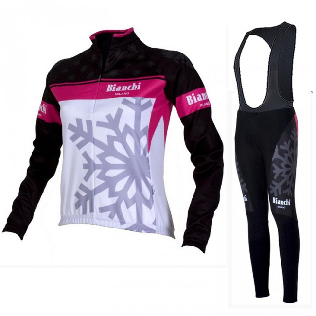 2015 Dames Bianchi Fietskleding Fietsshirt lange mouw+Lange fietsbroeken 3646 2015 Dames Bianchi Fietskleding Fietsshirt lange mouw+Lange fietsbroeken 3646