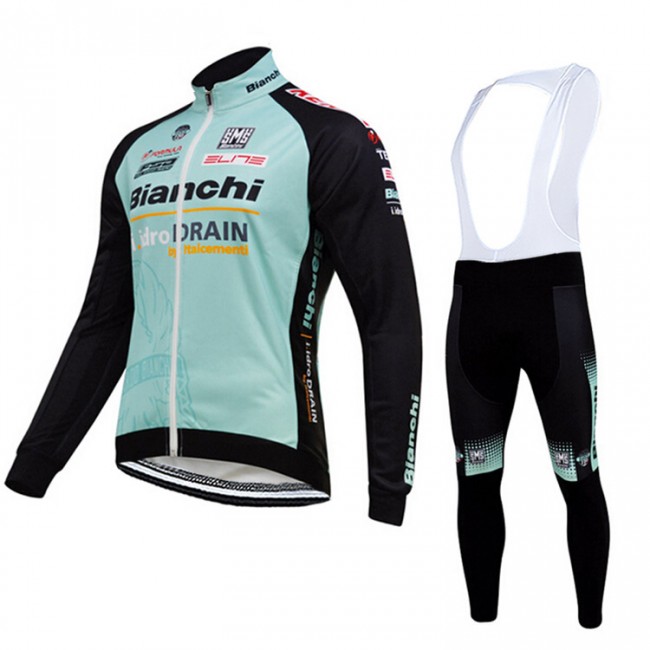 2015 BIANCHI IDRO DRAIN Fietskleding Fietsshirt lange mouw+Lange fietsbroeken Bib 2324 2015 BIANCHI IDRO DRAIN Fietskleding Fietsshirt lange mouw+Lange fietsbroeken Bib 2324