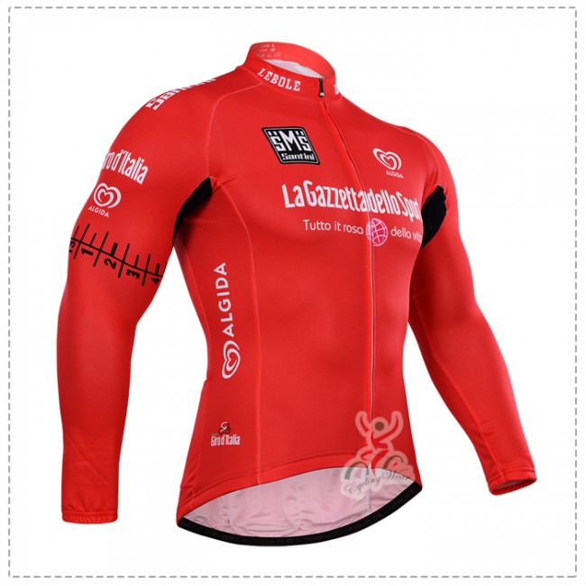 2015 Giro d-Italia Fietsshirt lange mouw Rouge 2637 2015 Giro d-Italia Fietsshirt lange mouw Rouge 2637