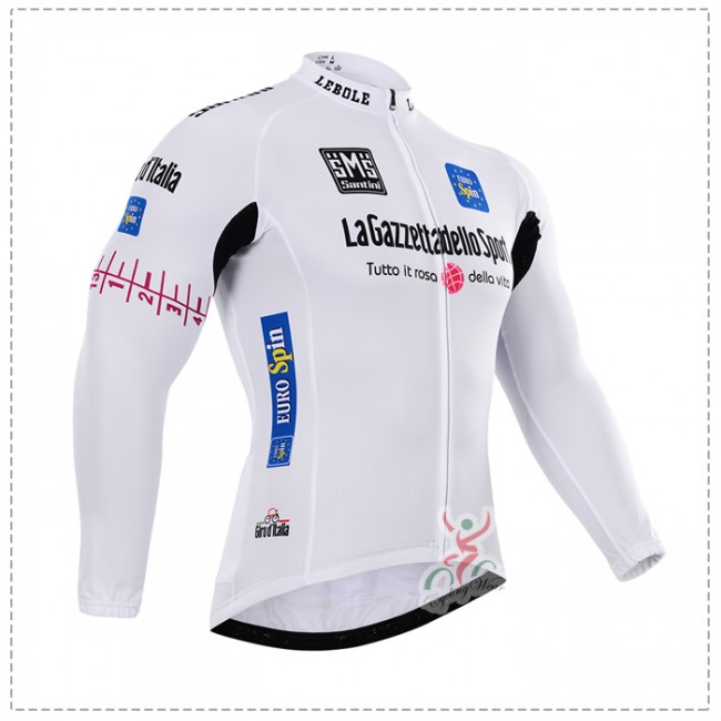 2015 Giro d-Italia Fietsshirt lange mouw Blanc 2636 2015 Giro d-Italia Fietsshirt lange mouw Blanc 2636