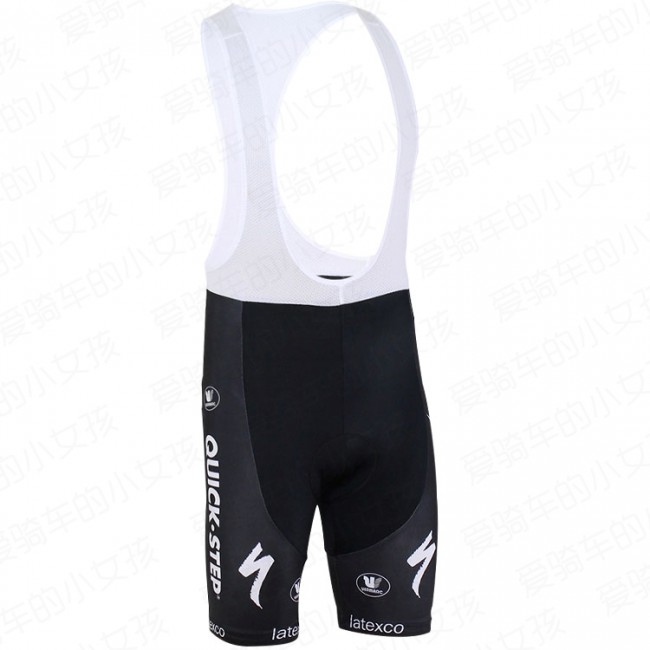2016 QUICK STEP Pro Korte fietsbroeken Bib Zwart 20160066 2016 QUICK STEP Pro Korte fietsbroeken Bib Zwart 20160066