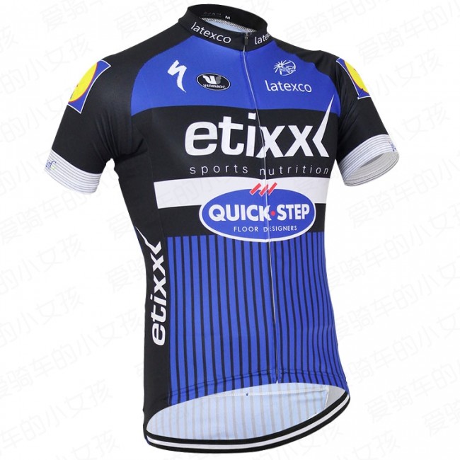 2016 QUICK STEP Pro Fietsshirt Korte Mouw Blauw 20160063 2016 QUICK STEP Pro Fietsshirt Korte Mouw Blauw 20160063