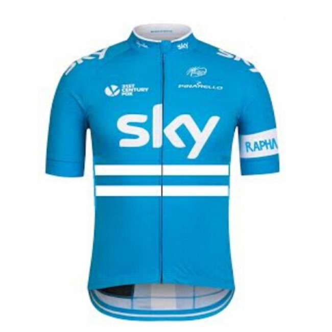 2016 SKY Blue Fietskleding Fietsshirt Korte Mouw 20160080 2016 SKY Blue Fietskleding Fietsshirt Korte Mouw 20160080