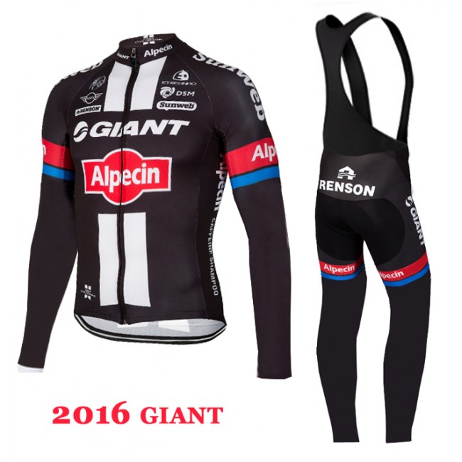 2016 Giant Fietskleding Fietsshirt lange mouw+Lange fietsbroeken Bib 20160149 2016 Giant Fietskleding Fietsshirt lange mouw+Lange fietsbroeken Bib 20160149